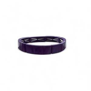 Unbranded Purple Tile Stretch Bangle Bracelet